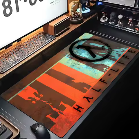 Large Gaming Mouse Pad H-Half Life Computer Mousepad PC Gamer Mouse Mat Laptop Mausepad XXL Mouse Carpet Keyboard Mat Desk Pad