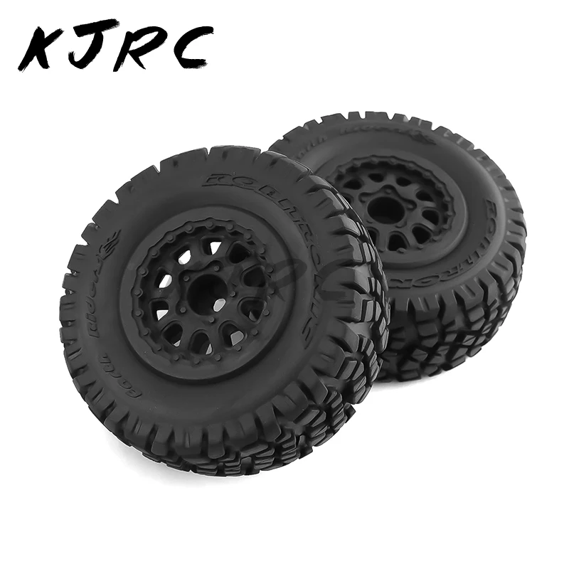 4pcs 108mm 1/10 Short Course Truck Tire Wheel Tyre 12mm Hex For Traxxas Slash Arrma Senton HuanQi 727 Vkar 10sc HPI HSP RC Car