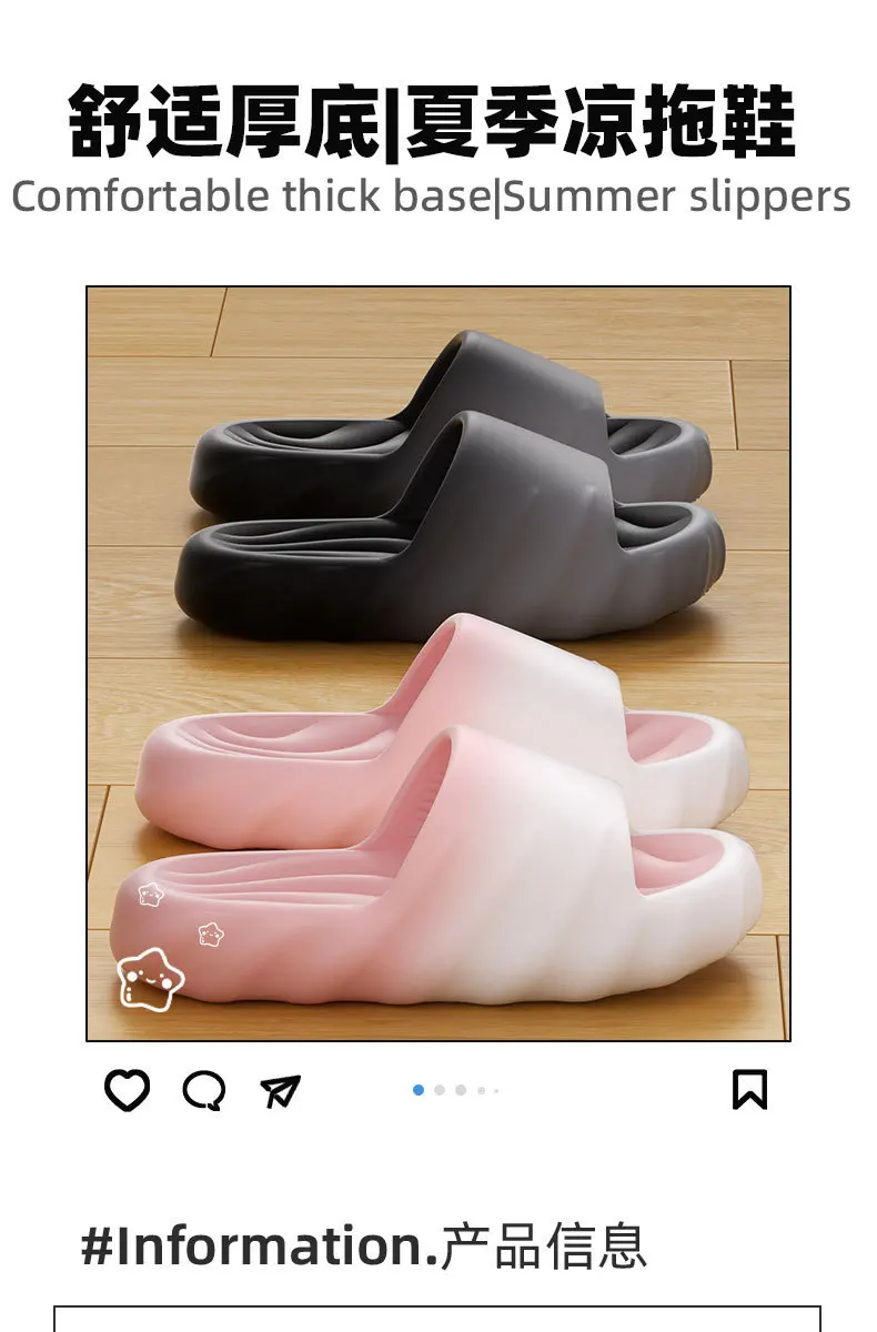 Sandalias de Verano 2026, Nuevas Pantuflas de Moda para Hombre, Antideslizantes para Interiores y Baño, Pantuflas Suaves para Mujer