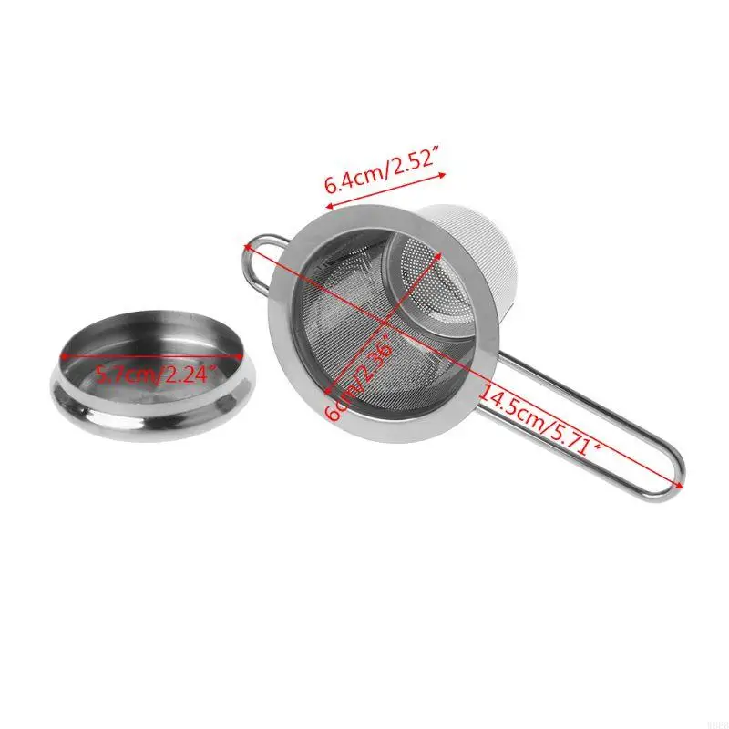 

Stainless Steel Tea Infuser Coffee Infuser Fine Mesh Filters Tea Drinking W8EB
