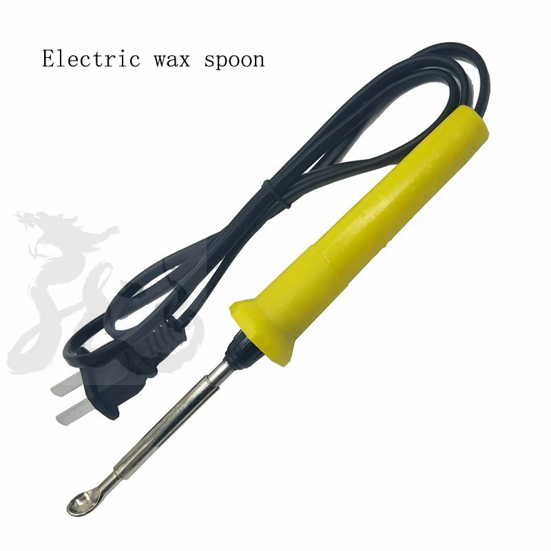 Cuchillo eléctrico para tallar cera, herramienta de diente, pluma de calentamiento, fusión de cera con hoja de cera roja, base dental