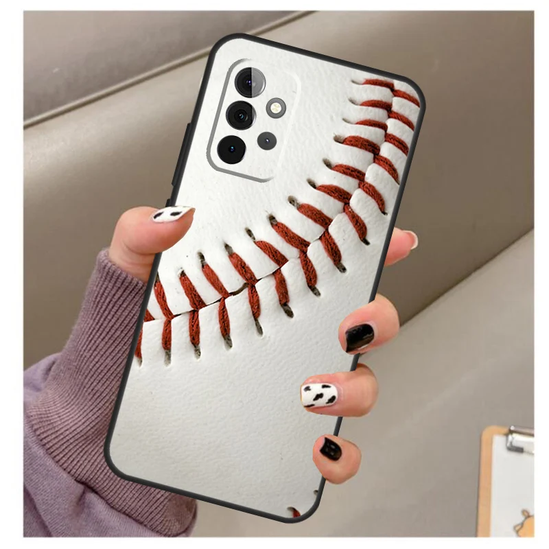 Baseball For Samsung Galaxy A53 A33 A23 A13 A14 A24 A34 A54 A52 A32 A22 A12 A51 A71 A25 A15 Case