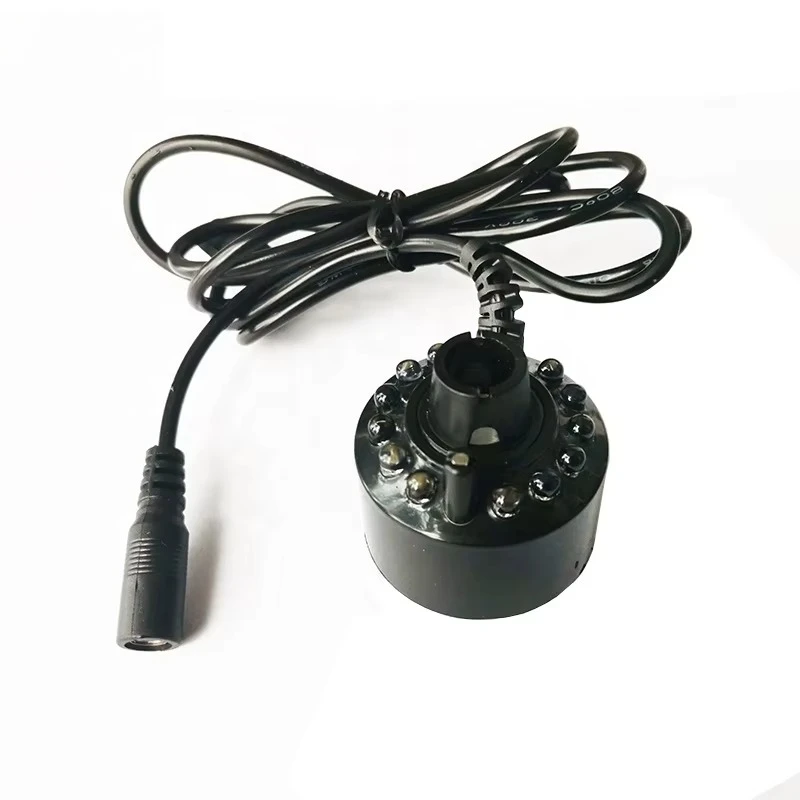 550Ml per hour, ultrasonic humidifier, fog generator 12pcs LED ultrasonic atomizer