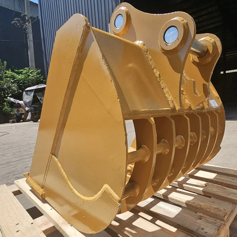 

For Sea Shipping CustomizedOriginal Factory Heavy Duty Excavator HD Bucket Excavator Screening Bucket Skeleton Bucket 55mm-175mm