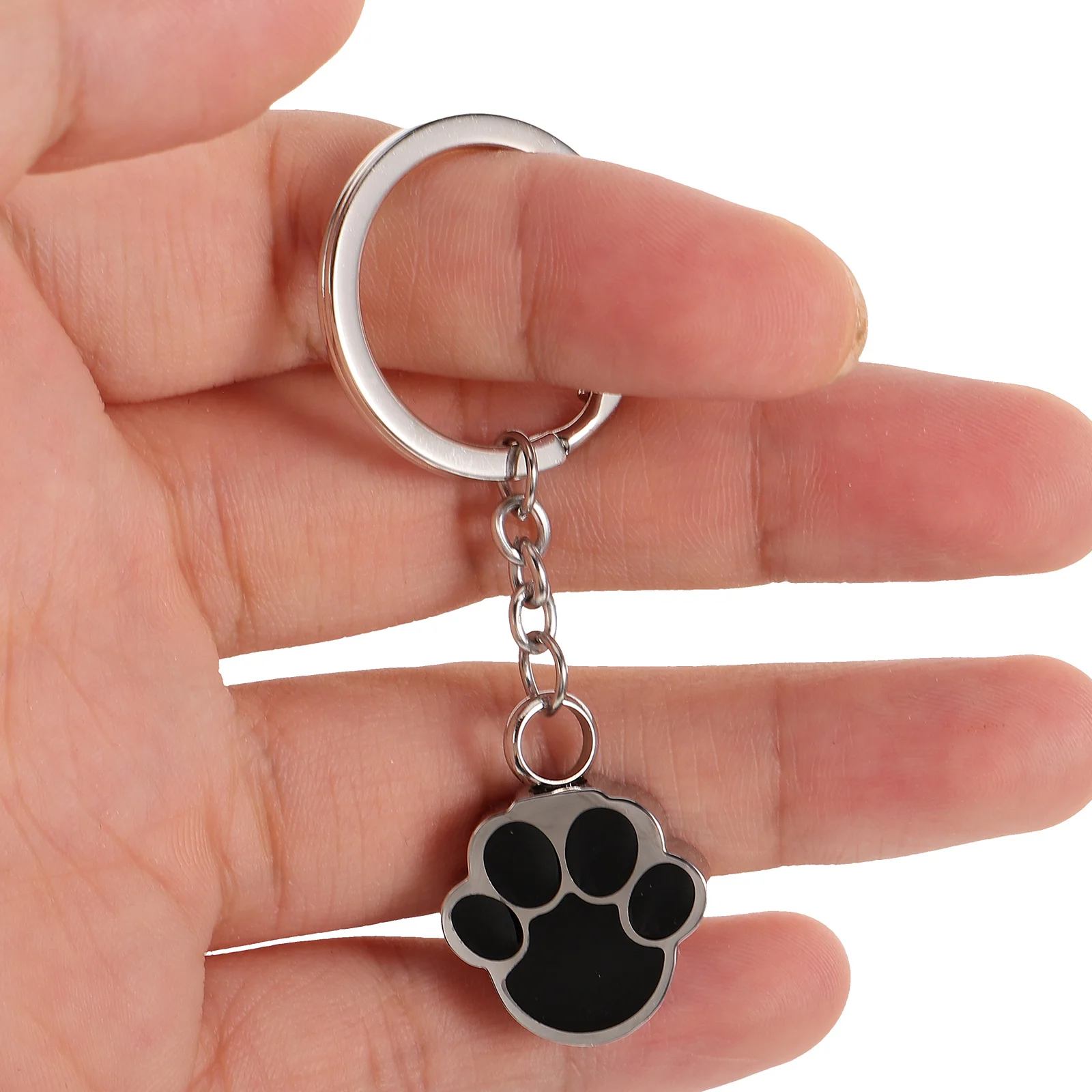 de la couvercle urne pour animaux de compagnie urnes pour cendres souvenir Mini porte-clés pendentif en argent mère