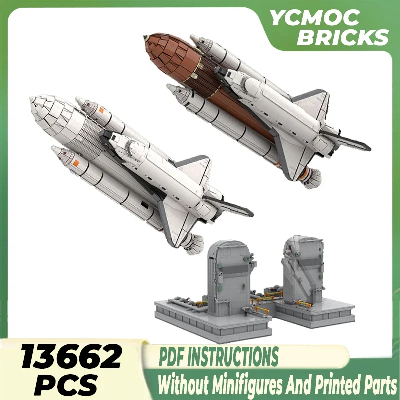 

Space Shuttle Discovery Model Moc Building Bricks Space Rocket Technology Modular Blocks Gifts Christmas Toys DIY Sets Assembly