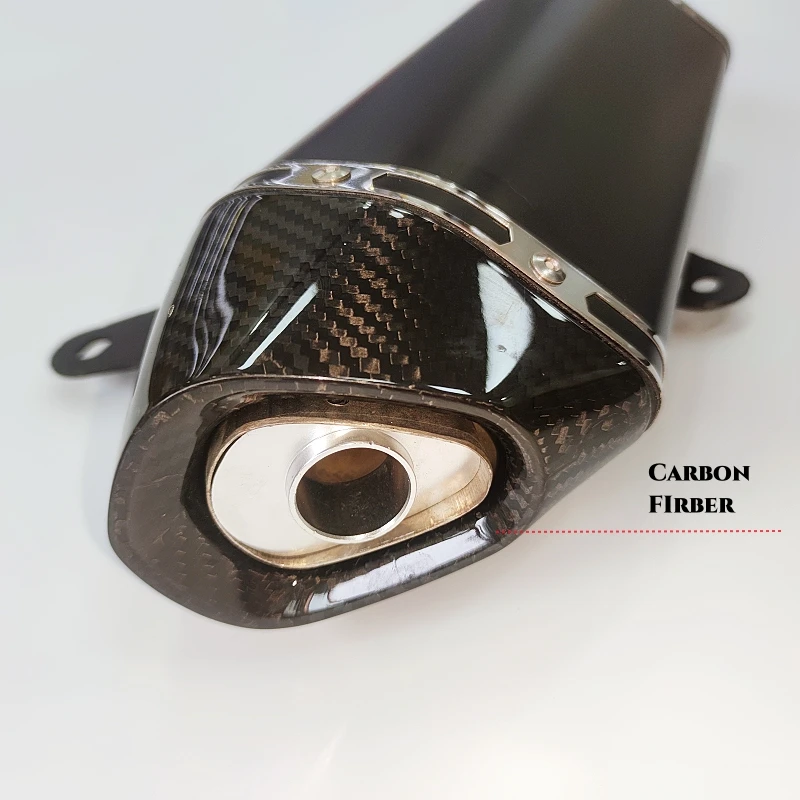 قطع غيار الدراجات النارية الصينية عالية الجودة JPM GT300S مجموعة ماسورة عادم الدراجة النارية كاتم صوت من الفولاذ المقاوم للصدأ #4