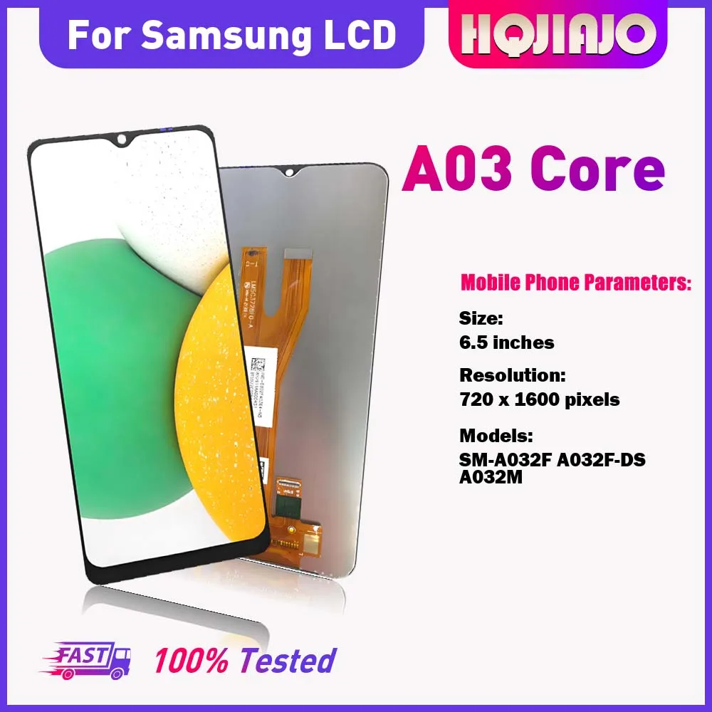 6.5'' For Samsung A03 CORE LCD Display Touch Screen Digitizer Replacement Assembly for a03 core SM-A032F SM-A032M repair Parts
