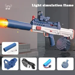 Hot Water Gun Electric LED Spurt Fire QBZ95 Pistol Shooting Toy Full Automatic Summer Water Beach Toy For Kids Boys Adults Gift