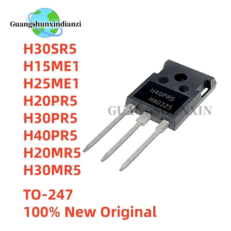 5 uds 100% nuevo Original H30SR5 H15ME1 H25ME1 H20PR5 H30PR5 H40PR5 H20MR5 H30MR5 TO-247 LGBT la mejor calidad en Stock
