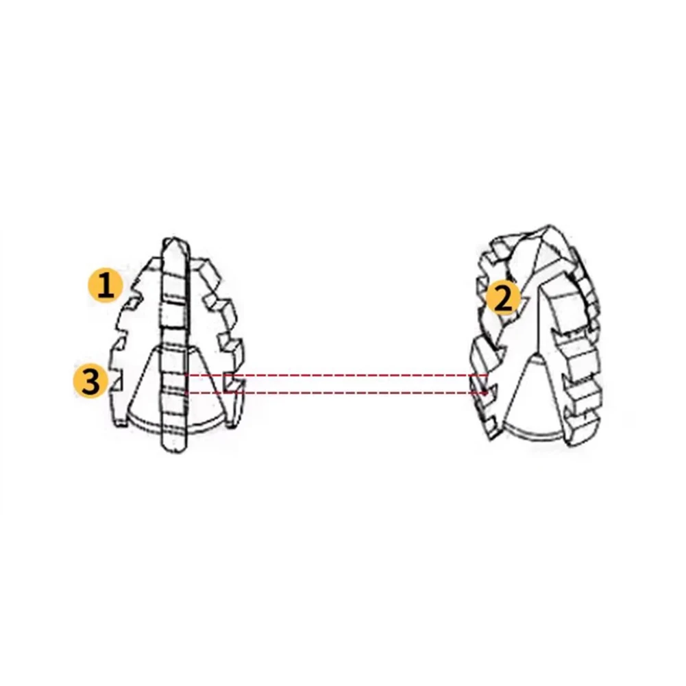 ดอกสว่านคาร์ไบด์แบบซีเมนต์ ดอกสว่านแบบเอ็กเซนทริก ทำรูได้อย่างมีประสิทธิภาพ วัสดุแข็งที่ใช้งานร่วมกันได้ สีชมพู สำหรับการเจาะอิฐ