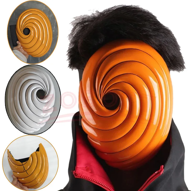 Disfraz de Obito Tobi Madara para hombre y mujer, accesorios de fiesta, Anime Ninja, Uchiha, novedad