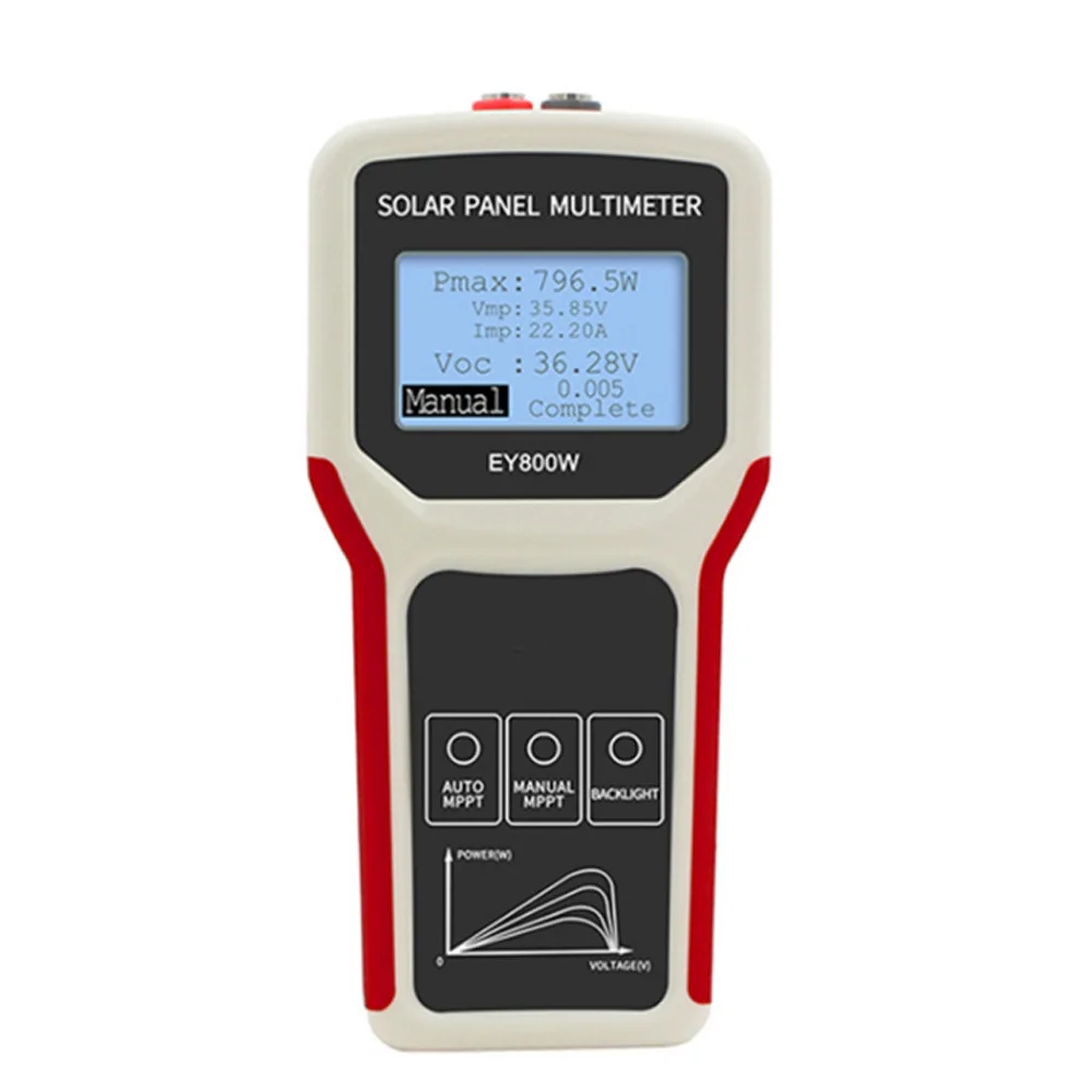 

Photovoltaic panel multimeter EY800W solar panel MPPT module maximum, power tester detector