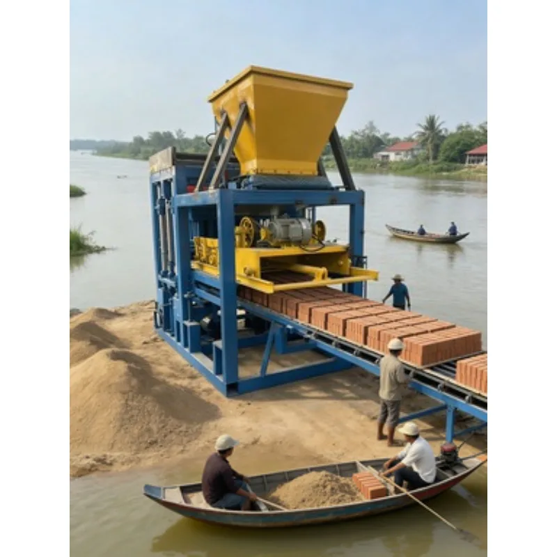 China Factory's Durable Powered Interlock Block Making Machine for Cement Brick Production