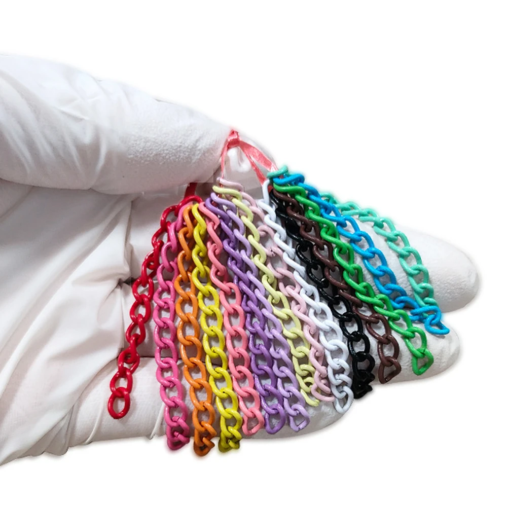 

20-50 Pcs Metal Extension Chain 50mm Color Tail Chain Adjustment Chain DIY Jewelry Keychain Bag Pendant Accessories Materials