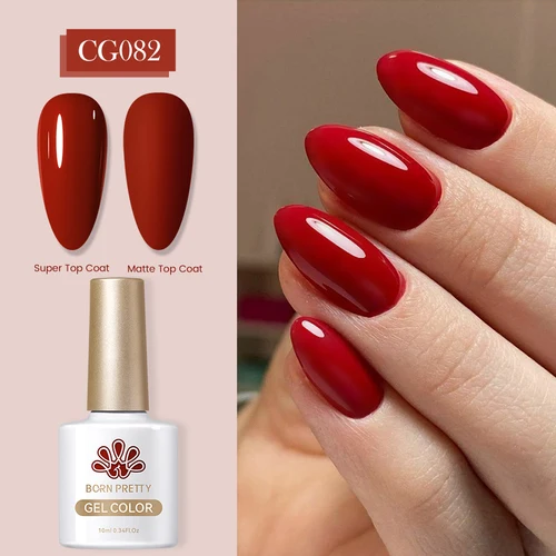 Imagen 2 del producto BORN PRETTY 10ml Esmalte de uñas en gel 130 colores Desnudo Púrpura Rojo UV LED Soak Off UV Gel barniz de gel semipermanente