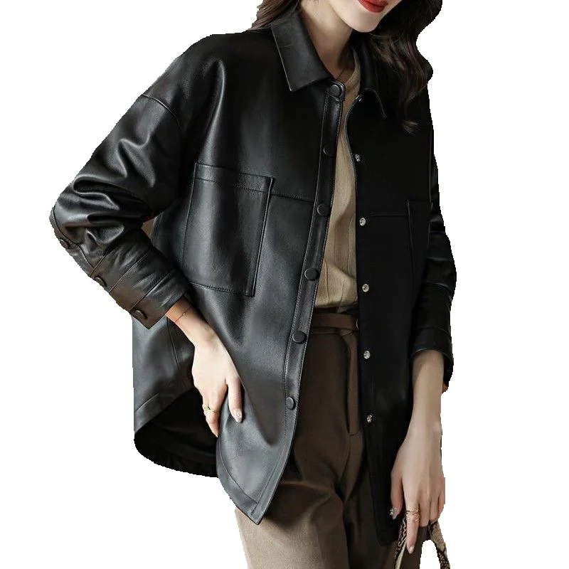 Sheepskin Jacket For Women In Changchun, New Slim Fit And Slimming Genuine Leather Single Leather Clothing Trend