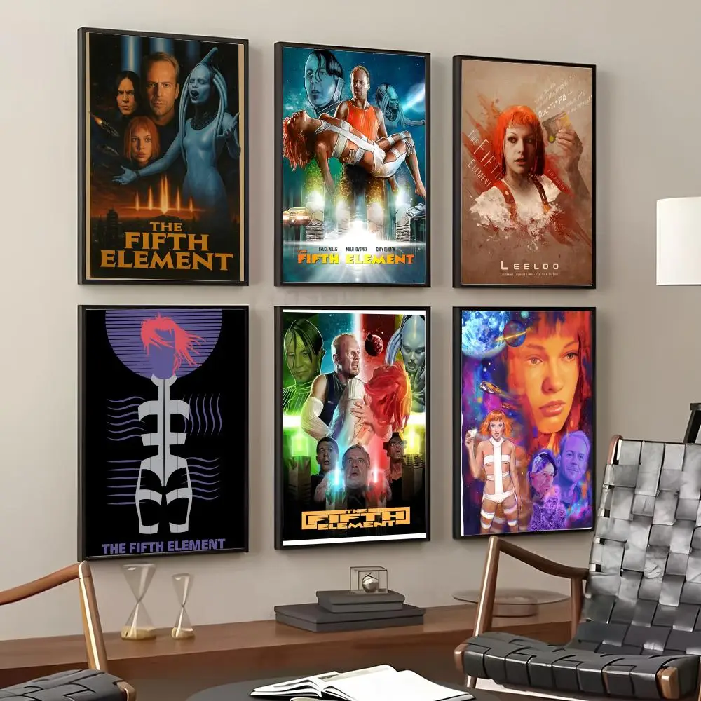 Movie The F-fifth Element Painting Calligraphy Cotton Canvas Wall Art Poster HD Print Modern Home Decor Painting