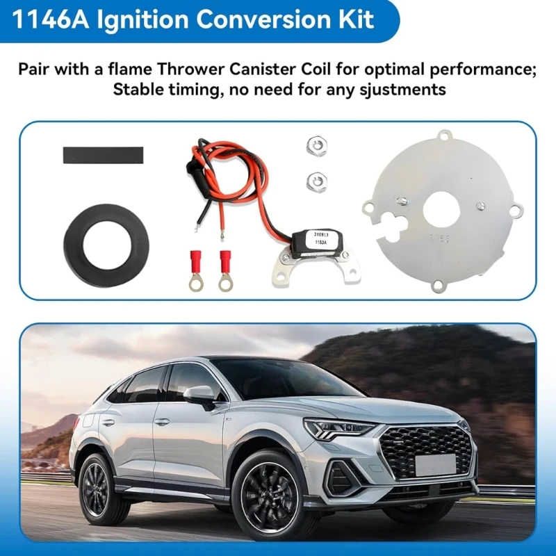 Ignitor Electronic Ignition Conversion for 4 Cylinder Distributor 1146A