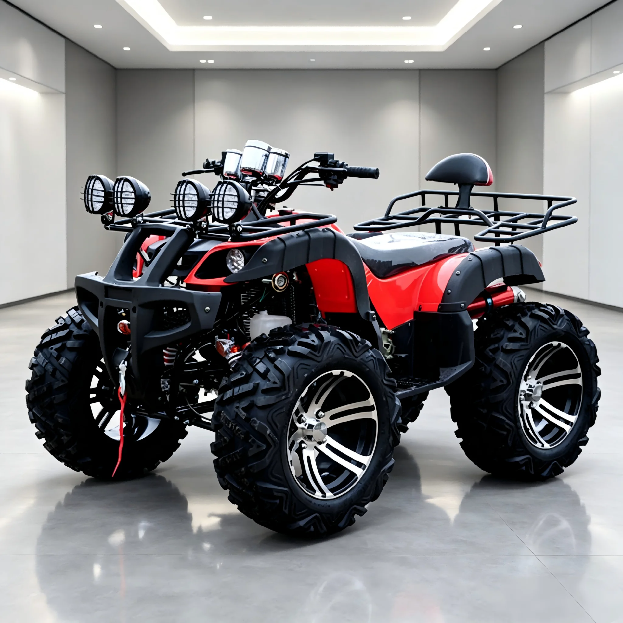 125Cc/150cc/200cc/250cc Petrol Powered 60V 750W 72V 2200W 2WD Shaft Drive 4 Stroke Off-Road ATV, ATV
