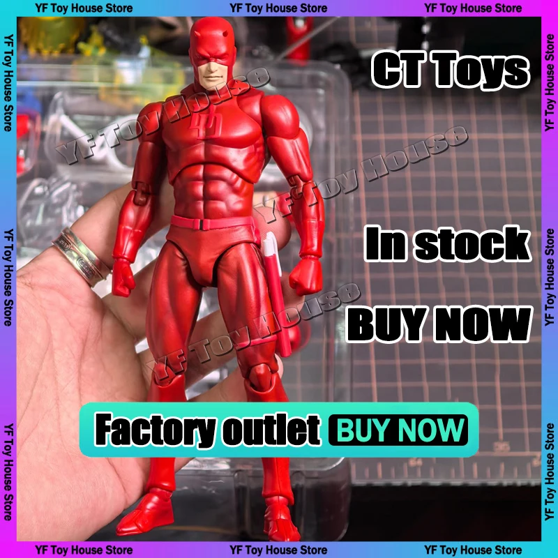 

In Stock Ct Toys Daredevil Figure Mafex 223 Comic Version Shf Anime Action Figure Figurine Statue Model Custom Toys Xmas Gifts