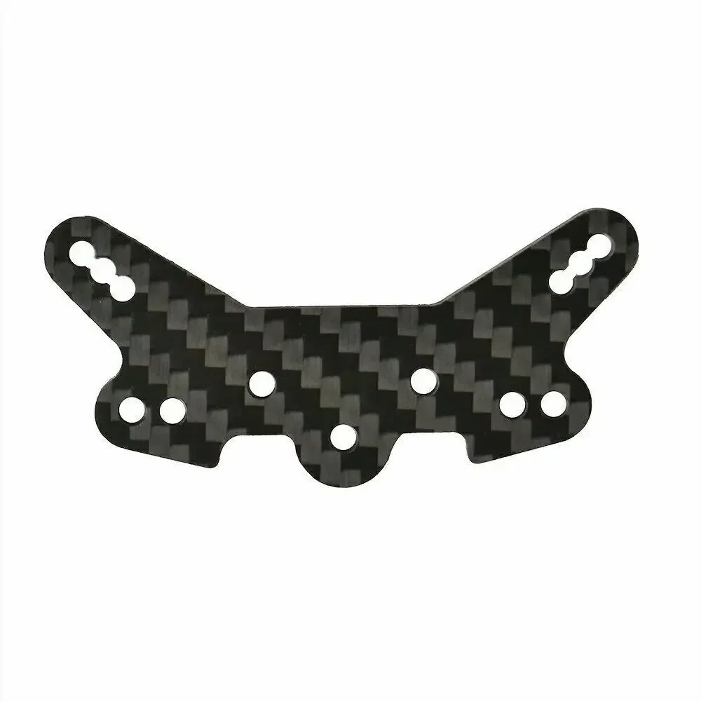 RcAidong Carbon Front Rear Damper Stay Set for Tamiya TT-02B TT02B MS 1/10 RC Upgrade Parts