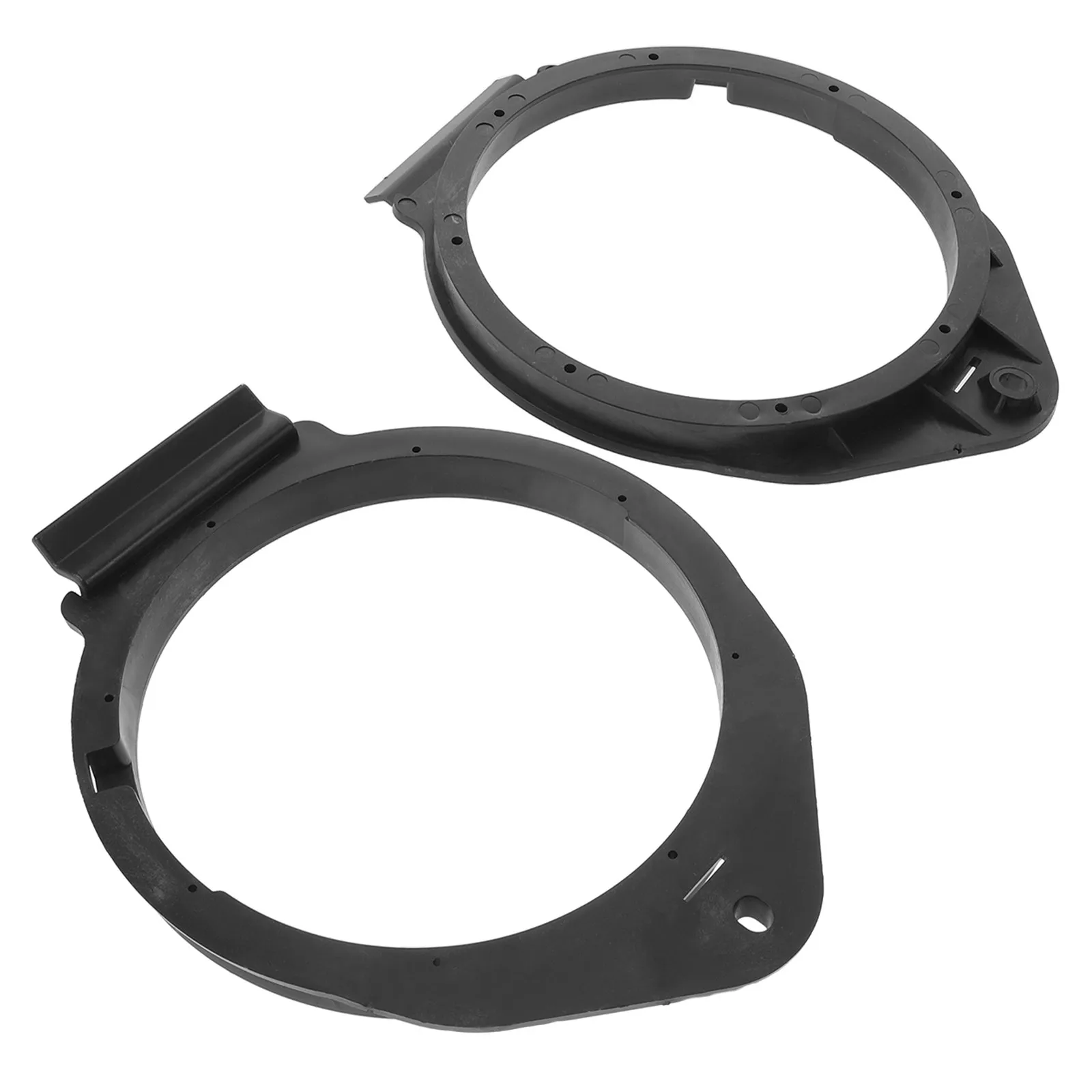 1Pairs Car Door Speaker Spacer Rings Plastic Adapter Mount Bracket for 6.5inch Car Speaker Spacer Adapter Rings Automotive Audio