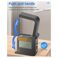 A04I 168Max Digital Lithium Battery Tester Capacity Test Checkered Load Analyzer Display Check AAA AA Button Cell
