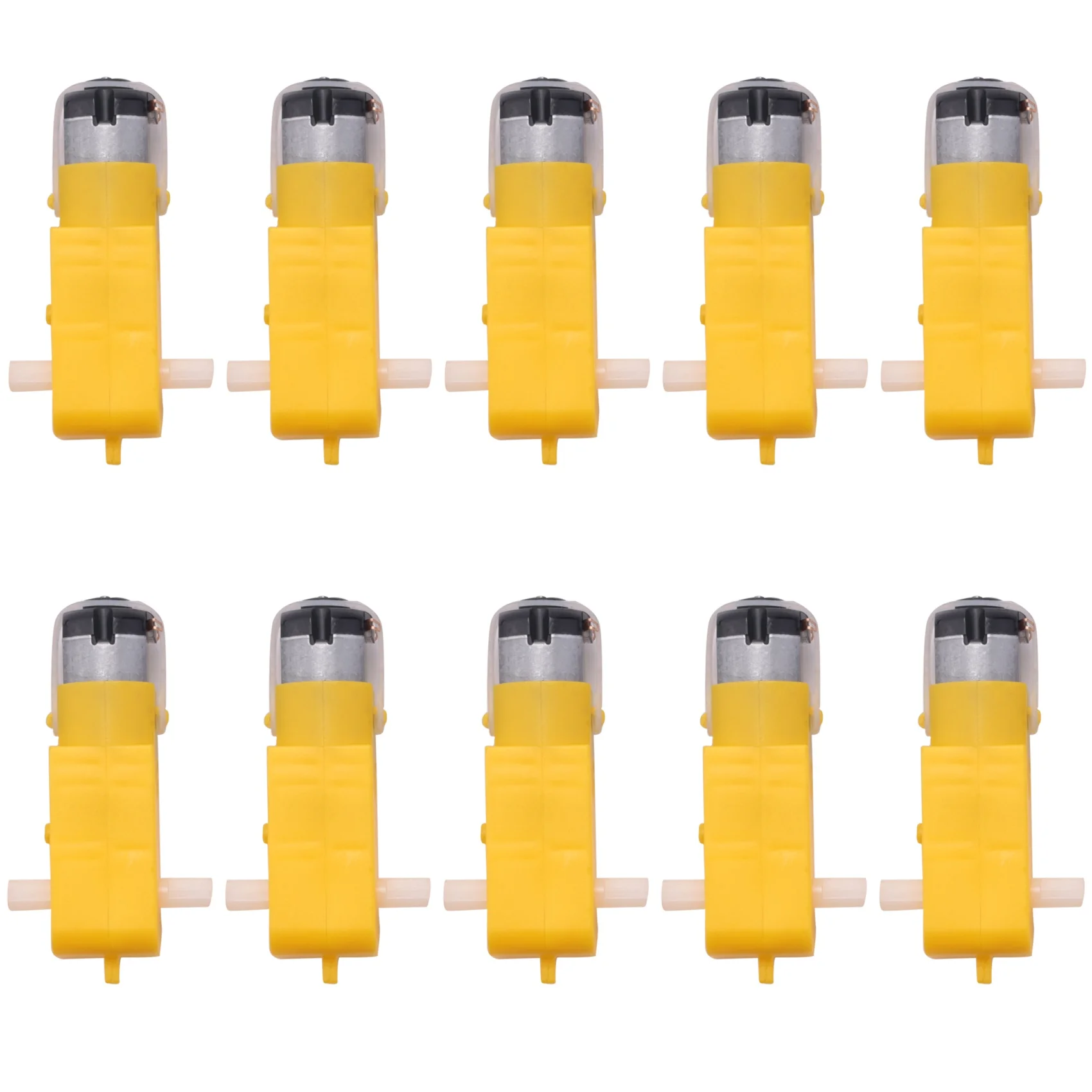 A08I 10-teiliger Smart Car Tt Motor Launch Smart Car Getriebemotor für Arduino