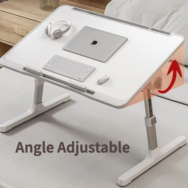 

Home Folding Laptop Desk for Bed & Sofa Laptop Bed Tray Table Desk Portable Lap Desk for Study Reading Bed Top Tray Table