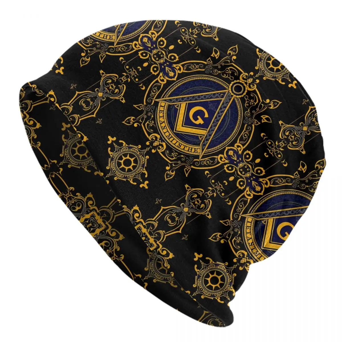 Personnalisé franc-maçon Charity Organization Skullies bonnets casquettes Hip Hop hiver chaud tricoté chapeaux unisexe adulte classique Bonnet chapeaux