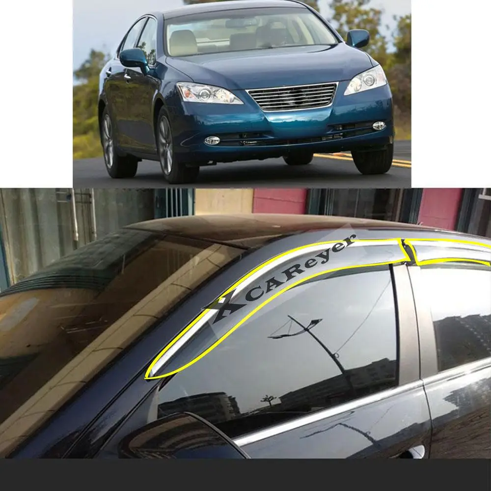 For LEXUS ES-Class (GSV40) ES240/ES350 2006 2007 2008 2009 2010 2011 Sticker Plastic Window Glass Wind Visor Rain/Sun Guard Vent