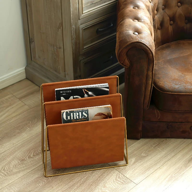 İskandinav Deri Dergi Rafı Çok - Magazine Holder Rack incelemesi ve fiyatı
