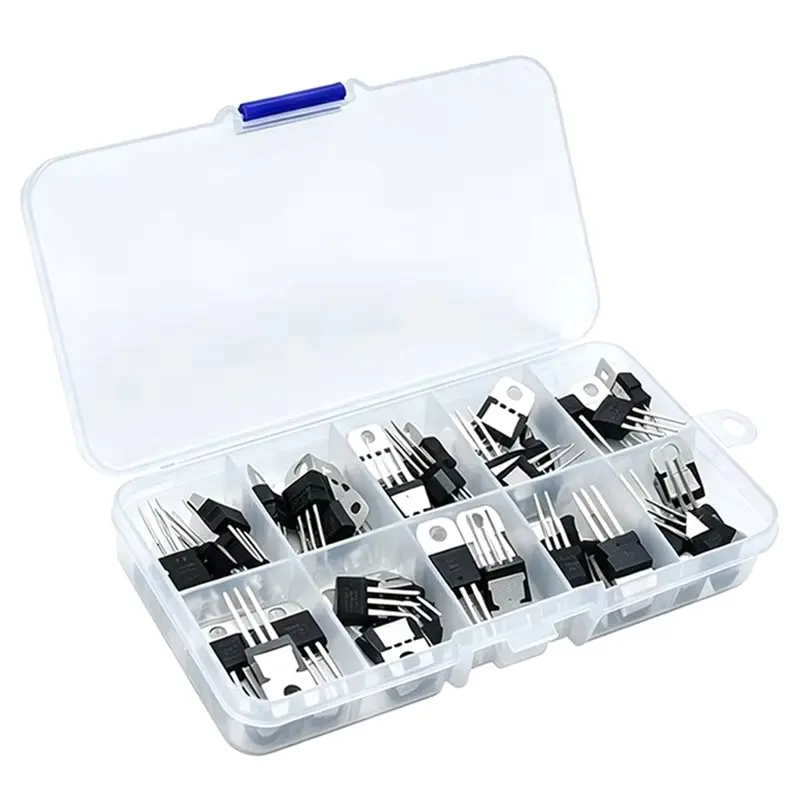 AS94-50PCS Voltage Regulator KIT 10 Values To-220 Stabilivolt