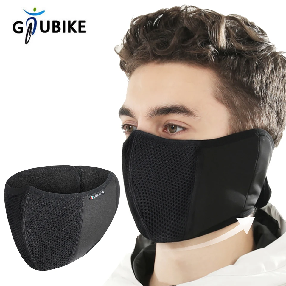 AliExpress GTUBIKE Winter Face Cover Ear Protection Windproof Cold Warm Ear Protection Neck Men's Cycling Mask Ski Outdoor Sports Thermal