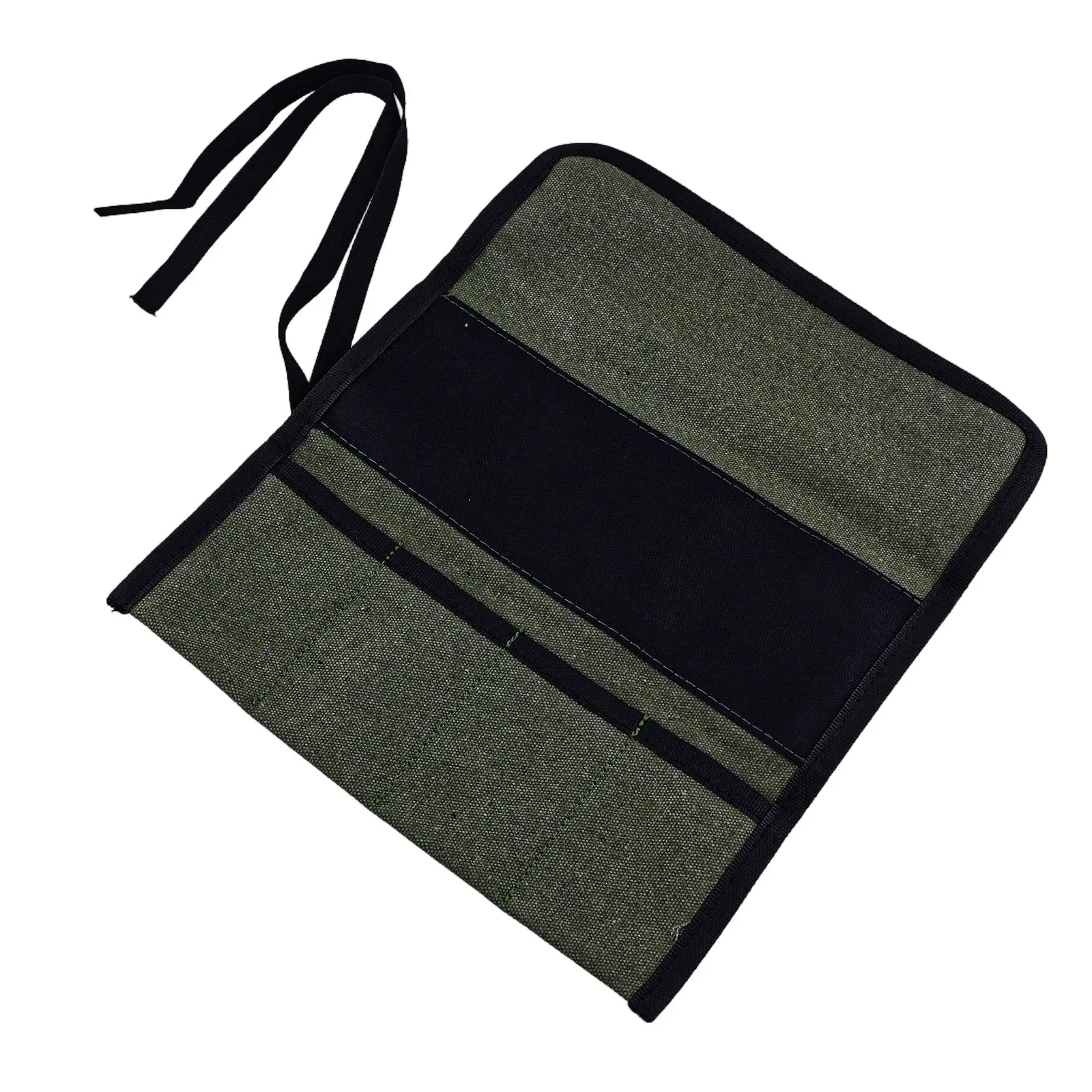 Pockets Design Hanging Tool Storage Bag Convenient Storage Reliable Construction Roll Up Pouch Screwdrivers Sturdy Flat Tools