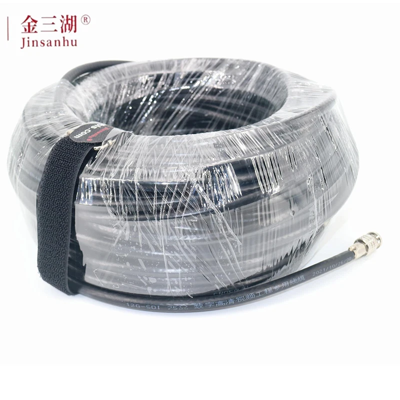 12g Sdi Cable 100M 80m 50M Cable Coaxial 3G/6G/12G Digital Outdoor SDI Cable Reel Video