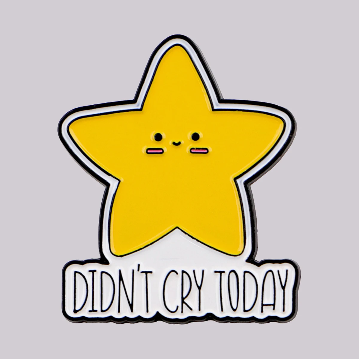 

DON'T CRY TODAY Enamel Pin Star Brooch Pines Lapel Pins Badge on Backpack Clothing Accessories Fashion Jewelry Friends Gifts
