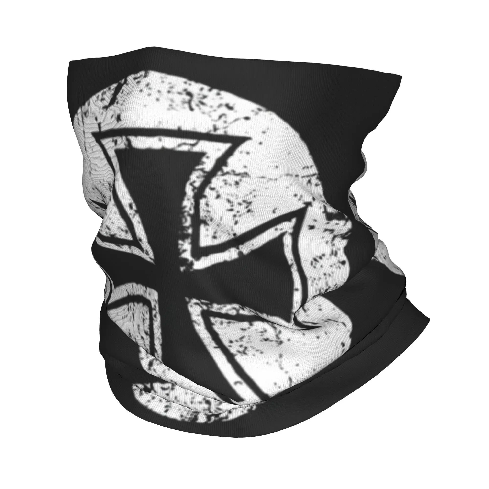 German Iron Cross Templar Knight Flag Bandana Neck Warmer Men Women Winter Ski Tube Scarf Gaiter Germany Flag Face Cover