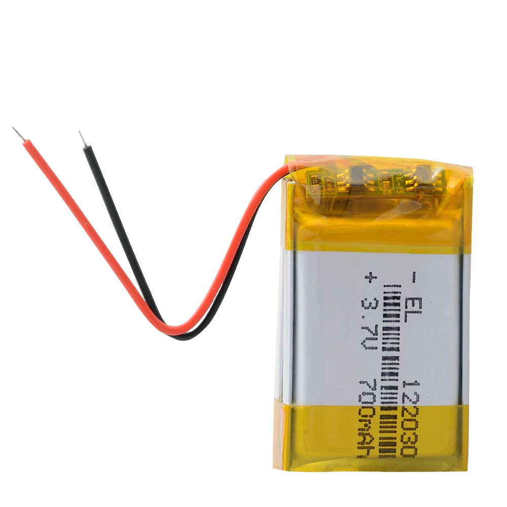 3.7V 700mAH 122030 Rechargeable Lithium Li-ion Polymer Battery