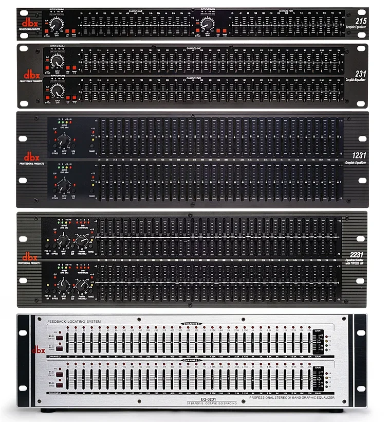 

DBX2231 231S 1231 2231 3231 215, графический эквалайзер, ограничитель