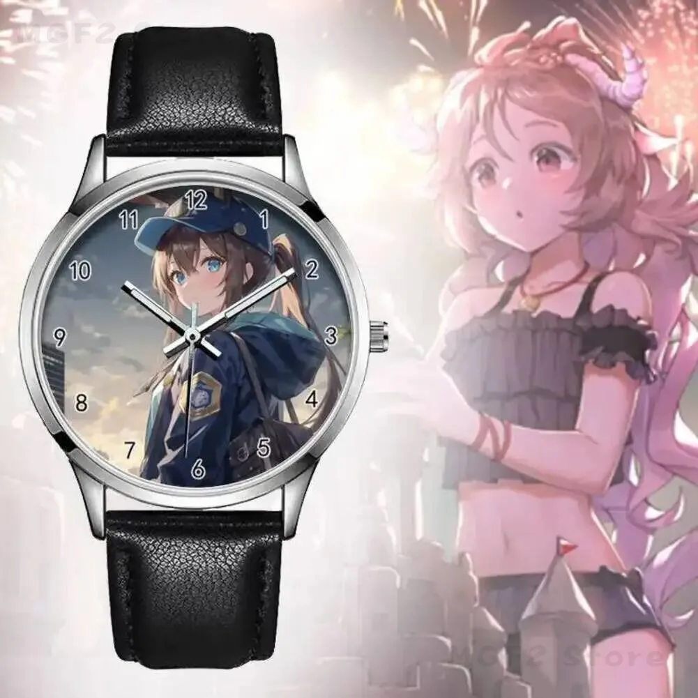 

NEW Girl Arknights‌ Waterproof Watch Student pointer Watch Lolita Birthday present Cosplay Cute Anime Cartoon Xmas Gifts