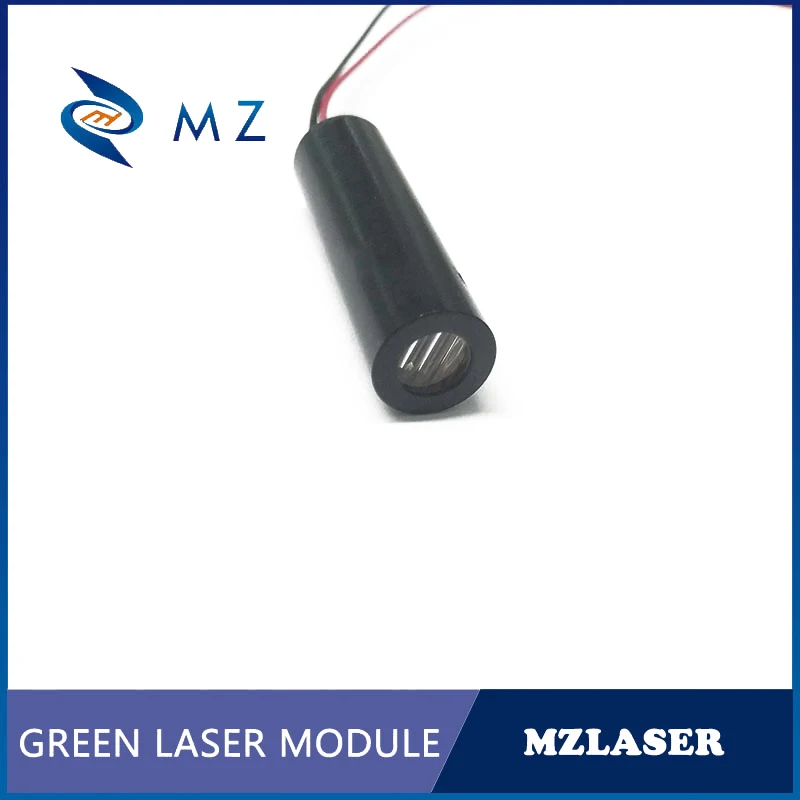 D10mm 520nm 10mw Green Line Laser Module Low Temperature Work Low-power Consumption Divergent Angle 60 Degrees