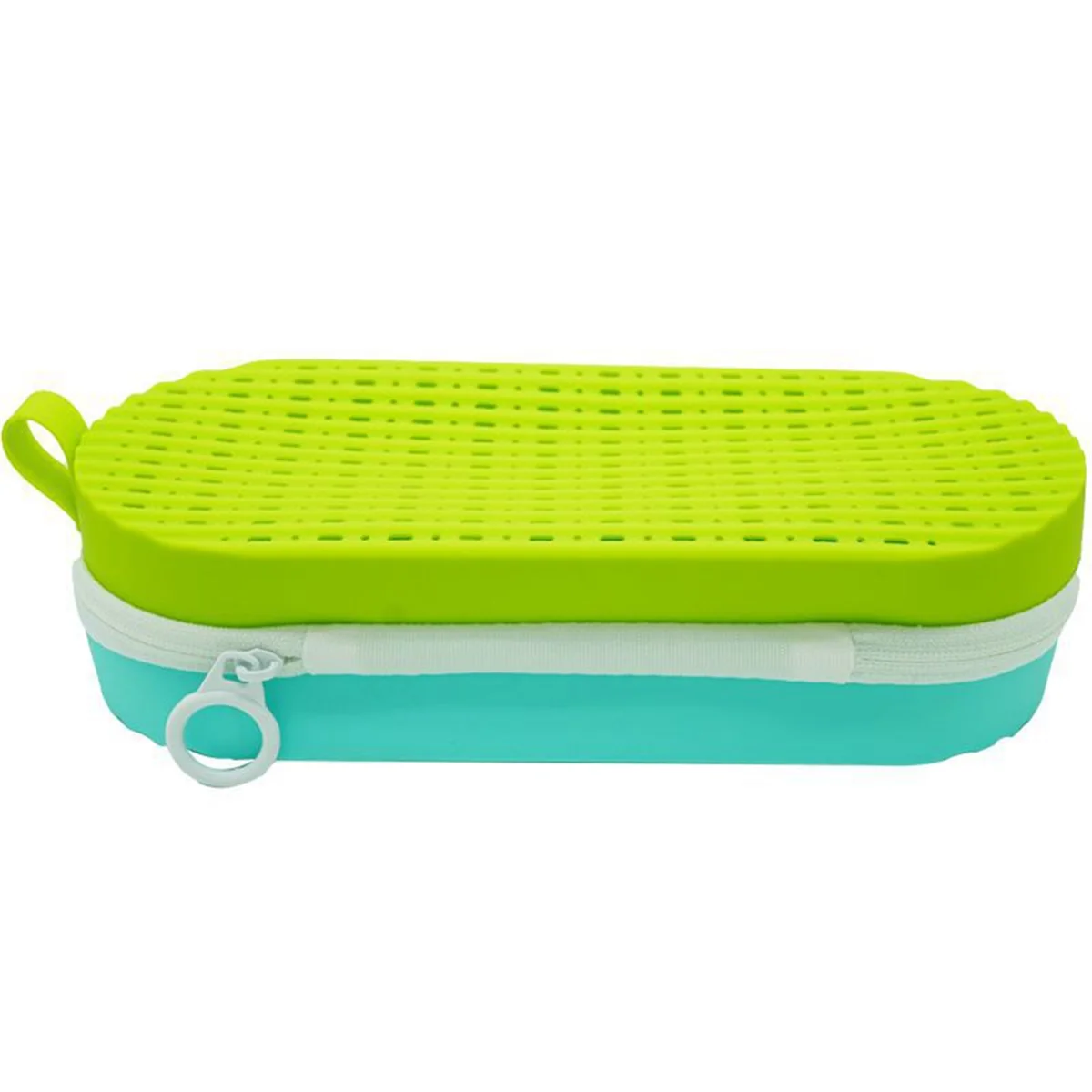 2525 + 2 قطعة حافظة نظارات السباحة لنظارات السباحة حافظات حماية من السيليكون مع فتحة التصريف وسحاب للنظارات الشمسية #6