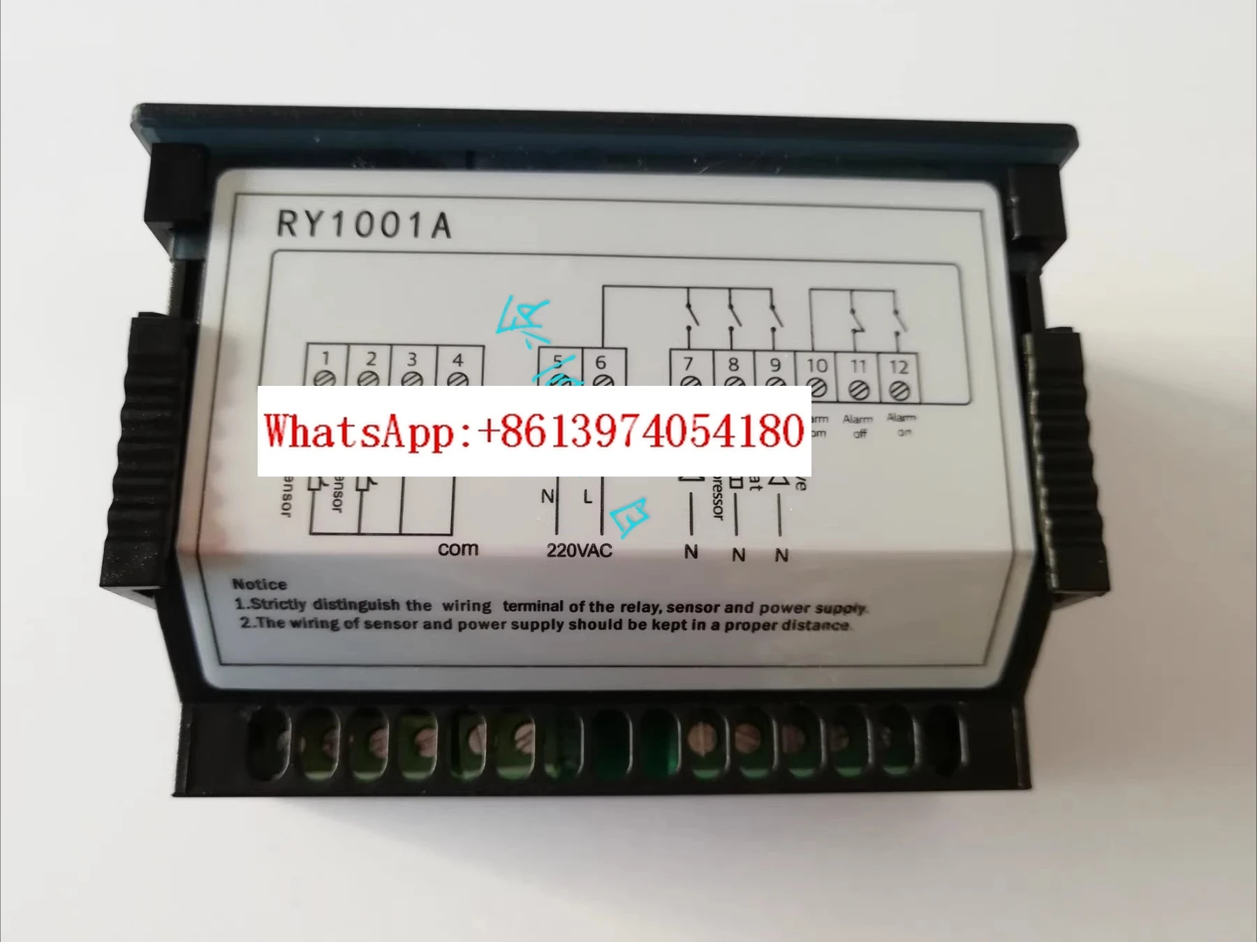 

RY1001 chiller temperature controller oil cooler small and medium-sized chiller controller T503T506