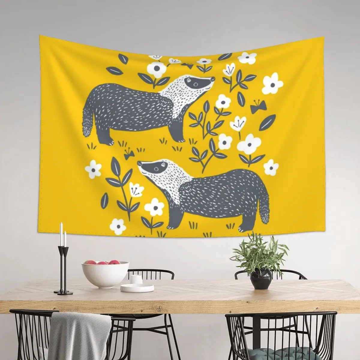 

Badgers Tapestry Anime Decor Nordic Home Decor Wall Decorations Tapestry