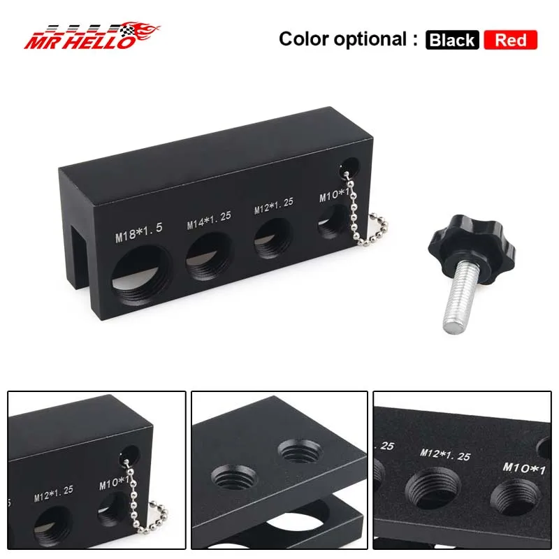 

Aluminum Spark Plug Gap Tool For M10*1,M14*1.25,M12*1.25, M18*1.5 Spark Plugs