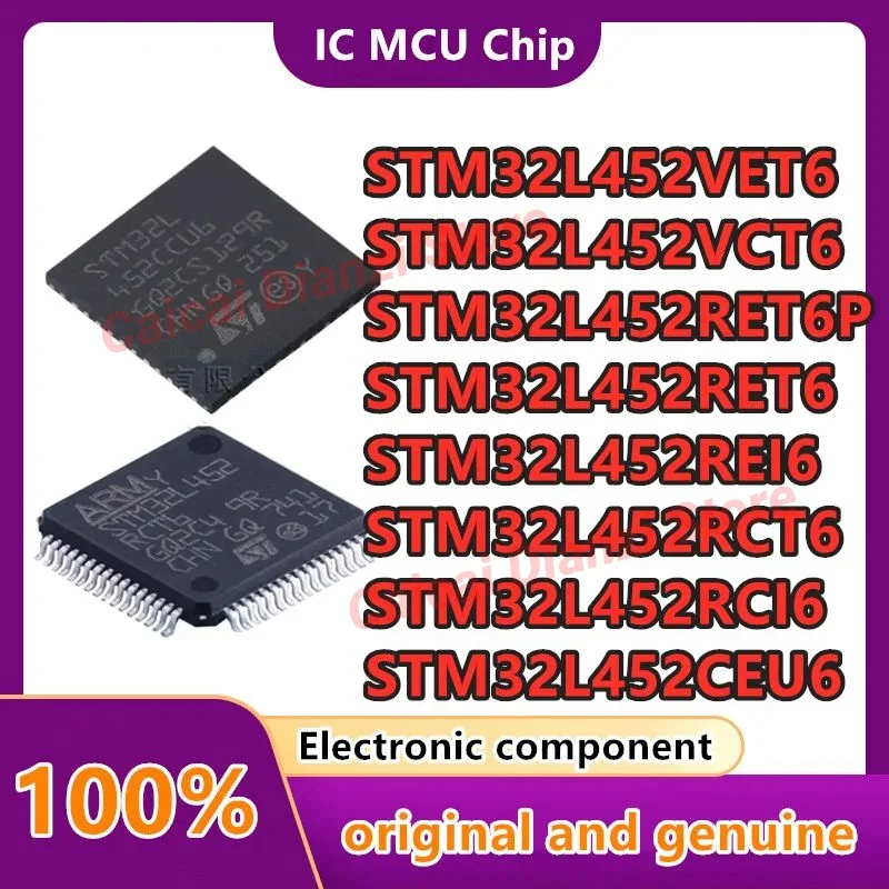 

STM32L452CCU6 STM32L452CEU3 STM32L452CEU6 STM32L452RCI6 STM32L452RCT6 STM32L452REI6 STM32L452RET6 RET6P REY6TR VCT6 VET3 VET6