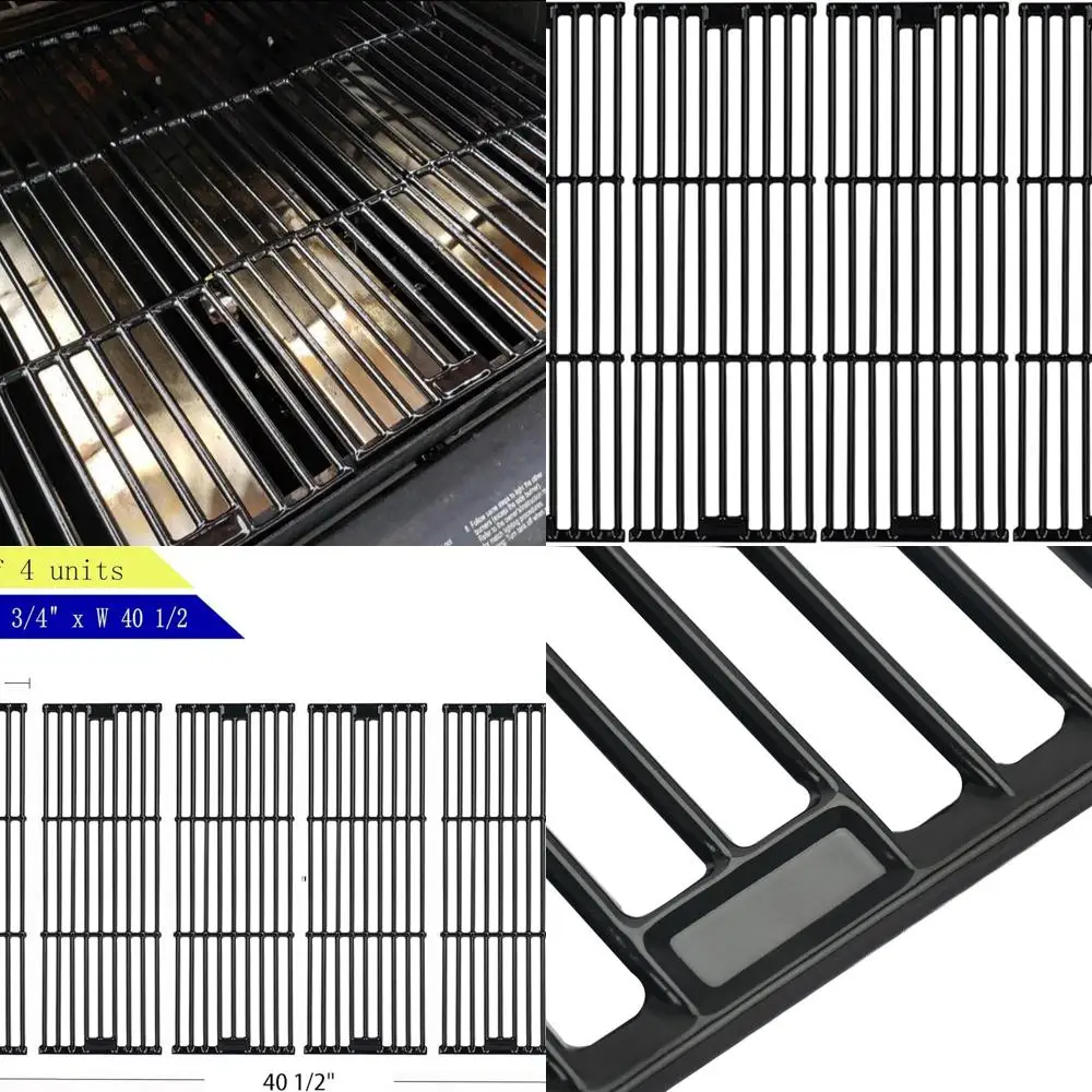 

6-Piece Replacement Grill Grates for Chargriller Models 3001, 5050, 3008, 3030, 3725, 4000, 5252, King Griller 3008, 5252 - 19 3
