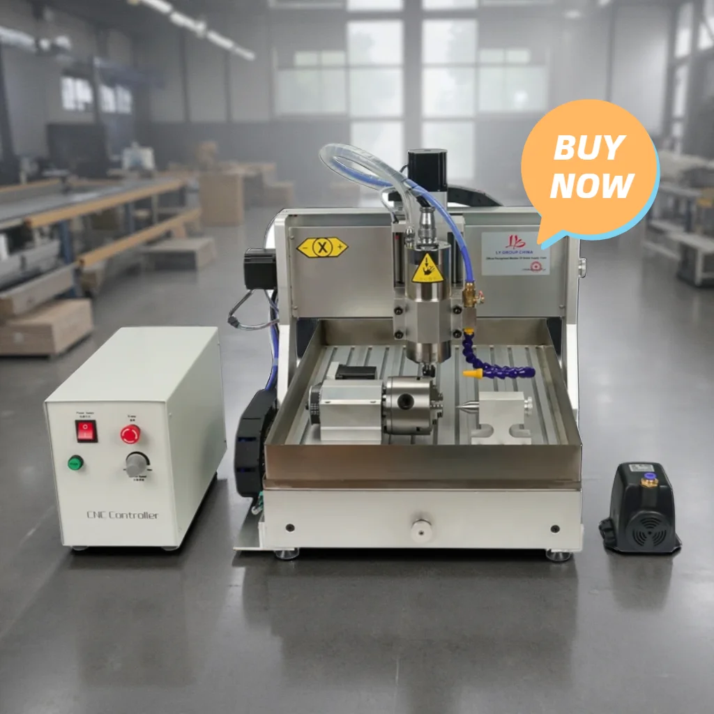 Mini Router 6040Z Water Tank Engraving Milling Machine 800W 1.5KW 2.2KW VFD Spindle for Working Wood Metal